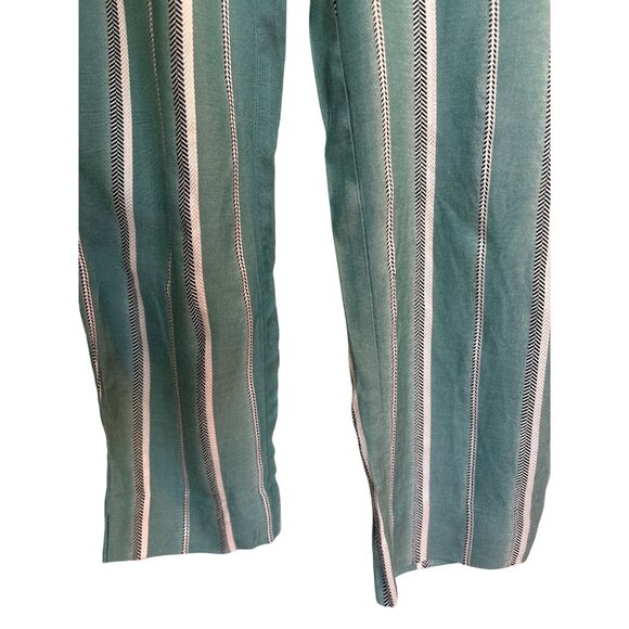 MAJE Jumpsuit Size 34 /XS Cap Sleeve Long Pant Pockets Textured Cotton V Neck Ca - Picture 8 of 11